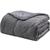 Edredom King Plush Sense Dupla Face Toque Flannel 250x270cm Cinza Rock