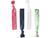 Elástico de Cabelo 4 Unidades Lanossi Hair Ties Neon Rosa, azul, branco e verde