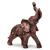 Elefante Da Sorte Indiano Enfeite Sabedoria Escultura Resina BRONZE