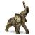 Elefante Da Sorte Indiano Enfeite Sabedoria Escultura Resina DOURADO