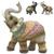 Elefante Decorativo Em Resina Indiano Sabedoria Sorte 300 R300