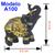 Elefante Decorativo Em Resina Indiano Sabedoria Sorte A100