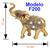 Elefante Decorativo Em Resina Indiano Sabedoria Sorte F200