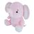 Elefante Infantil 30cm De Pelúcia  Rosa Ou Azul Antialérgico 100% Poliéster Animais Coloridos Hipoalergénicos Rosa