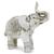 Elefante Sorte Indiano Enfeite Sabedoria Escultura de Resina Marfim (Bege)