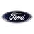 Emblema Adesivo Alto Relevo Logo Ford Oval Porta Mala e Grade Frontal New Fiesta 10 a 13 e Novo Ka Apenas Traseiro CROMADO