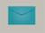 Envelope Visíta Colorido 72x108mm Com100 Unidades - Scrity Azul Turquesa Bahamas