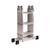 Escada Alumínio Multifuncional 8 em 1 EspaçoFix 4x3 prata 3,3m
