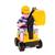 Escavadeira Max Com Capacete Brinquedo Infantil Suporta Até 30kg Articulado Gigante Tilin Brinquedos Amarelo