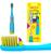 Escova de Dente Infantil C/reservatório Magic Brush Nova Azul