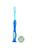Escova de dente infantil com ventosa 3-6 anos chicco  Azul