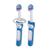 Escova De Dente Mam BabyS Brush Azul (2 Unidades) 6M+ Azul