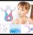 Escova de dentes em forma de U de 180 graus para crianças, bebê infantil 2-6 anos Azul