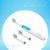 Escova Dental Elétrica 2 Refil Extra 15000rpm Vibração cerdas de nylon sônicos Azul