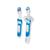 Escova mam de dentes infantil para bebes macia cabo ergonomico embalagem dupla Azul 5, Meses