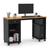 Escrivaninha Patrimar Móveis Mesa De Computador Million Mdp De 1250mm X 760mm X 450mm  Preto