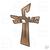 Escultura de Parede Decorativo Religião Jesus 40x26cm Bronze