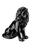 Escultura Estátua Decorativa Leão Sentado 60 Cm Preto Fosco