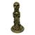 Escultura Toten 3 Crânios 12,5cm em Resina - Selecione a Cor Dourado