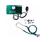 Esfigmomanômetro / Tensiômetro com Estetoscópio Diversas Cores - Premium Verde