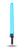 Espada Sabre Star Wars Led Espacial Com Luz E Som Brinquedo Azul