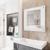 Espelheira Decoração de Banheiro Clio - Várias Cores - JM Casa dos Móveis  Branco
