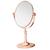 Espelho De Mesa Oval Dupla Face Aumento 5x P/ Maquiagem Rosê