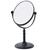 Espelho De Mesa Oval Dupla Face Aumento 5x P/ Maquiagem Preto