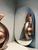 Espelho Decorativo Adnet Oval Orgânico 35x60 cm + Pendurador ANCARA