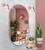 Espelho Oval 76x43 Moderno Decorativo Rosa Claro