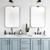 Espelho retangular grande 70x50 decoração p/ salas quartos banheiros- moldura em metal DOURADA