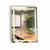 Espelho Retangular Grande JATEADO com Led 50x60 lapidado, banheiro, decoração, salão, maquiagem. Led Branco Neutro