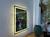 Espelho Retangular Grande Jateado com Led 70x90 Lapidado Decoração Banheiro Salão Loja Neutro