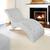 Espreguiçadeira Relaxante para Descanso P02 Suede - Doce Sonho Móveis Branco