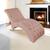 Espreguiçadeira Relaxante para Descanso P02 Suede - Doce Sonho Móveis Rosê