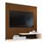 Estante Painel Parede 90 cm Smart New TV 32 Polegadas Prateleiras Organizadoras Sala Quarto Pequeno Moderno - RPM Ripado/Off White