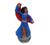 Estátua Imagem Cigana Dançarina do Amor Resina 12 Cm Azul Vermelho