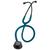 Estetoscópio Littmann Classic III Adulto 3M Azul caribe, Black edition