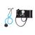 Estetoscópio Littmann Classic lll + Esfigmomanômetro Pamed - Cores Variadas Azul Turquesa Smoke + Esfigmo Preto