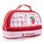 Estojo Box Infantil De Lapis Infantil 2 Compartimentos Fofo Vermelho