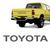 Faixa Toyota Hilux 1999 Até 2005 Adesivo/emblema Traseiro  GRAFITE