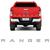 Faixa Traseira Ford Ranger Adesivo Alto-Relevo 2013/2019  CINZA/PRETO