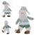 Fam Bali Enfeite Papai Noel ou Boneco de Neve 23Cm - ZEIN IMPORTACAO PAPAI NOEL