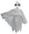 Fantasia Bambolê Infantil  Halloween Fantasma - 147 Branco