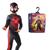 Fantasia Homem Aranha Infantil Preto Original Roupa Miles Morales Com Mascara M 5 - 8 Preto