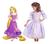 Fantasia Infantil Menina Princesa Para Carnaval Festa de Aniversário Lindo Rapunzel