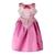 Fantasia Princesa Bela Adormecida Infantil Luxo Rosa