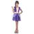 Fantasia Rapunzel Infantil Vestido Curto Original - Disney Princesas Unica