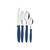 Faqueiro  com Lâminas em Aço Inox e Cabos de Polipropileno Plenus Azul 16pçs - Tramontina Azul royal