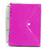 Fichário Caderno Argolado A4 Color com Capa Acp + Bloco 96F Rosa